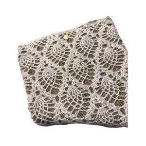 Betsey Johnson Crocheted Lace Infinity ScarfHead Wrap Neck‎ Cowl